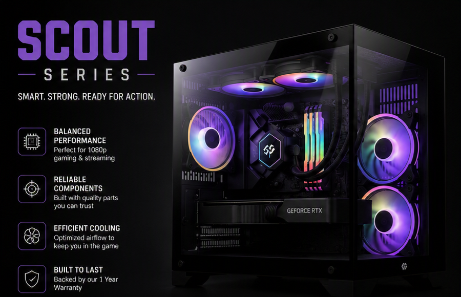 Scout Series - Compact Gaming PC